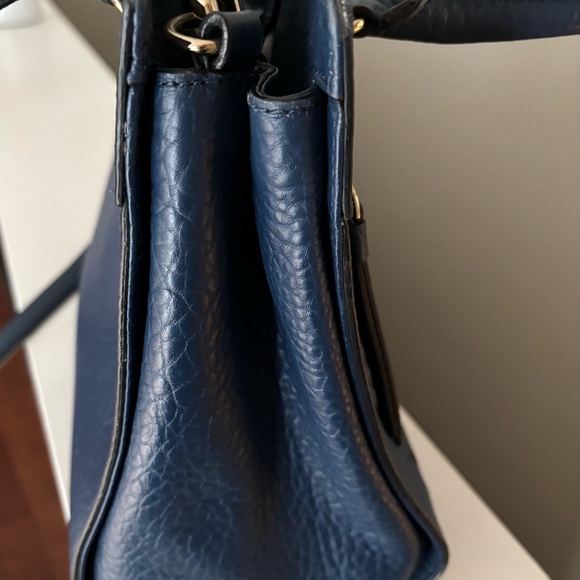 Kate Spade Blue Satchel with Quilted Design - Picture 3 of 6
